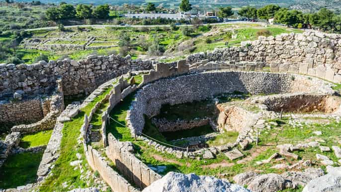 from athens halfday private road trip to mycenae