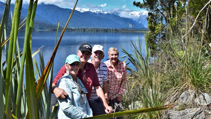 geleira franz josef cruzeiro e caminhada de 25 horas pelo lago mapourika