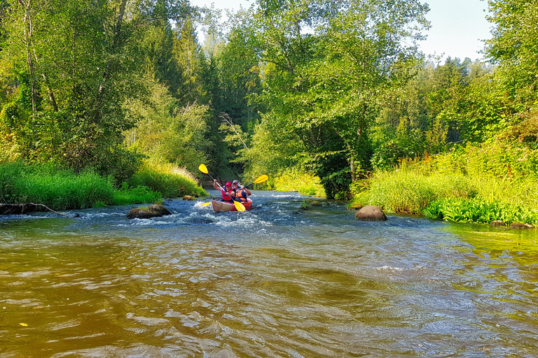 From Riga: Full-Day Scenic Gauja River Valley Kayaking Trip From Riga: Full-Day River Kayaking Tour to Sigulda