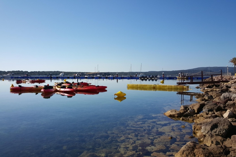 Menorca: kajak- en zeereservaat-snorkelavontuur