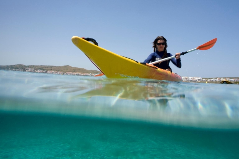 Menorca: Kayak and Marine Reserve Snorkeling Adventure