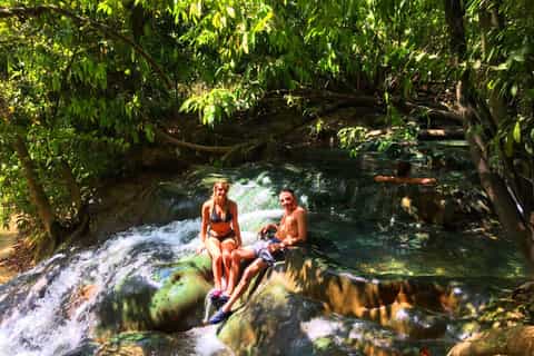 Krabi: Tiger Temple, Hot Springs & Crystal Pool Jungle Tour
