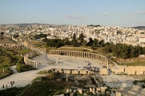 From Amman: Jerash, Ajloun Castle or Umm Qais Private Tour