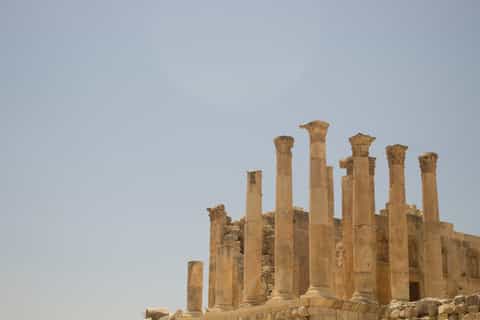 From Amman: Jerash, Ajloun Castle or Umm Qais Private Tour