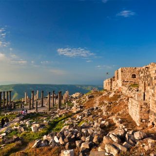 From Amman: Jerash, Ajloun Castle or Umm Qais Private Tour