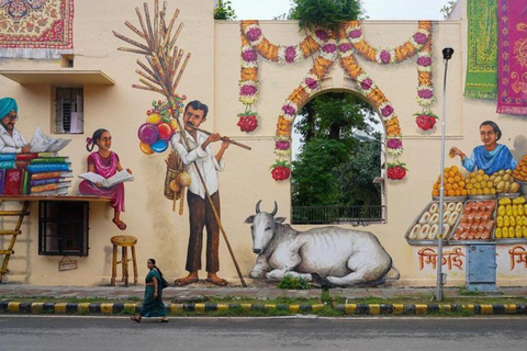 Tour de arte mural em Délhi