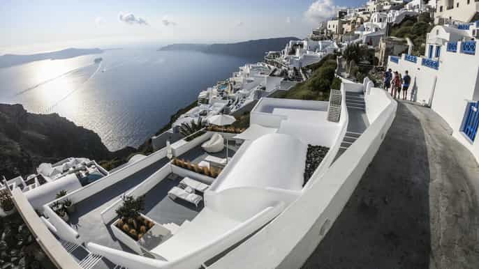 santorin cuisine kayak et randonnée de 2 jours