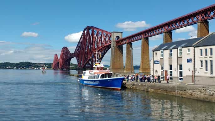 edinburgh queensferry bus tour firth of forth cruise
