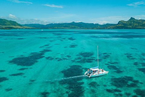 Mauricio: Crucero en catamarán desde Bluebay a Ile aux CerfsTour con traslados