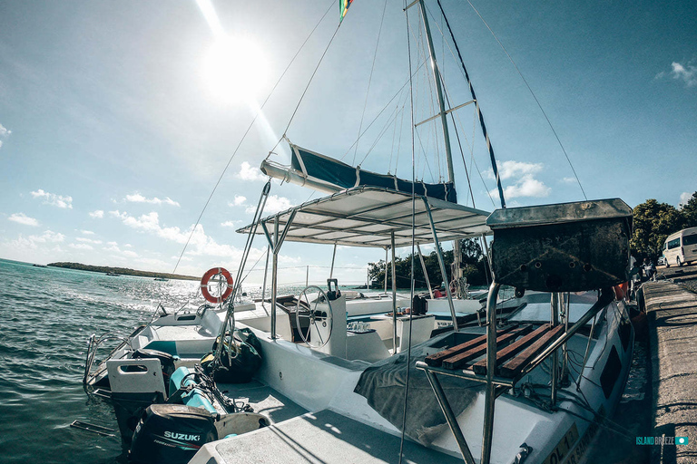 Mauricio: Crucero en catamarán desde Bluebay a Ile aux CerfsTour con traslados