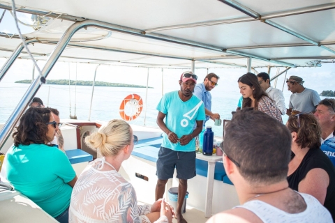 Mauritius: Katamaranfahrt von Blue Bay zur Île aux CerfsTour mit Abholung und Rücktransfer