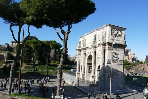 Roma: Visita guiada ao Coliseu, Fórum Romano e Monte PalatinoExcursão em Espanhol