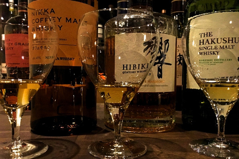 Tokio: Wycieczka po parowaniu luksusowych sake, koktajli i whisky