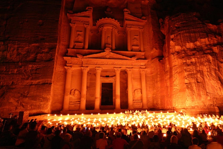 Petra by Night: Pokaż bilety i odbiór z hoteluPetra Day Trip: & Petra by Night (bez opłat za wstęp)