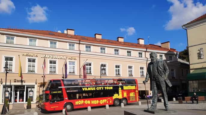 vilnius hopon hopoff sightseeing audio tour