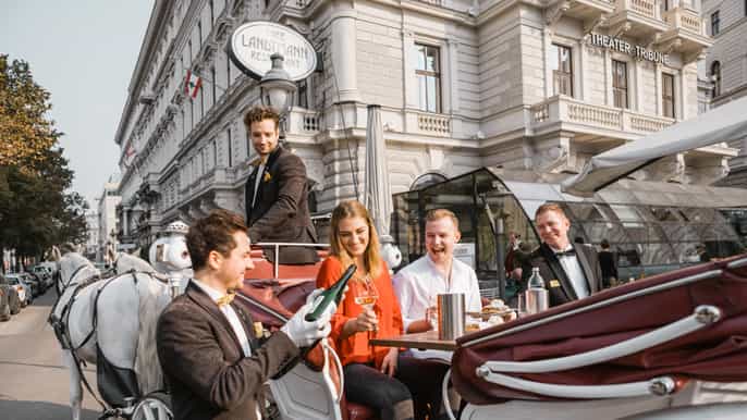 vienna esperienza culinaria in carrozza trainata da cavalli