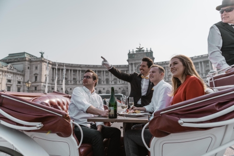 Wiedeń: Kulinarne przejazdy konneZwiedzanie musujące z winem musującym i przekąskami