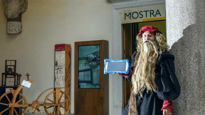 mostra leonardo da vinci rome treasure hunt game