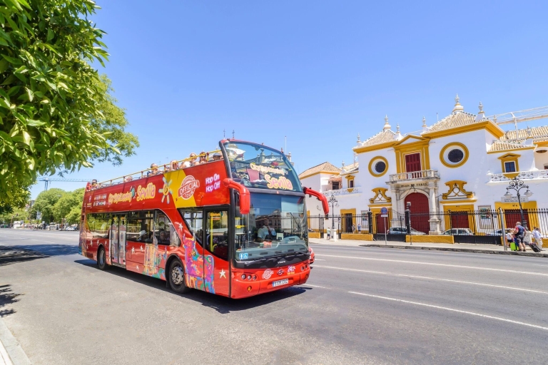 Sevilla: 24-uursticket hop on, hop off-bus