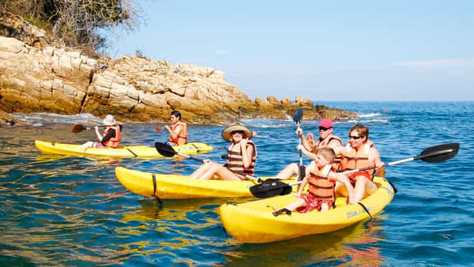 isla majahuitas pirate ship tour with kayaking and lunch