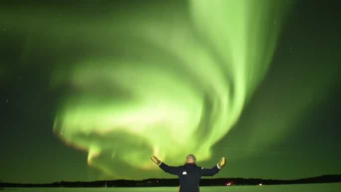 rovaniemi guided aurora hunt by car