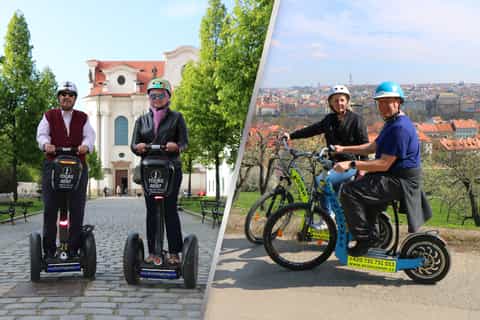 Prague: Private Gorgeous Combo Segway & eScooter City Tour