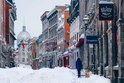 montreal old montreal wintertime walking tour
