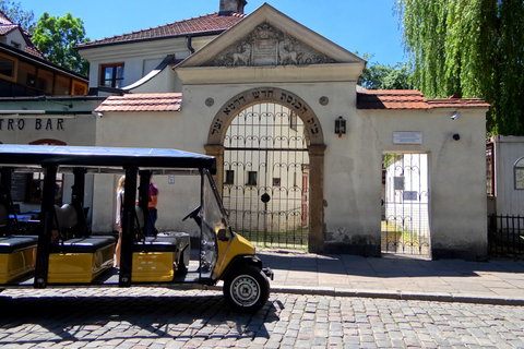 Krakow: Jewish Quarter and Former Ghetto Tour by Golf Cart