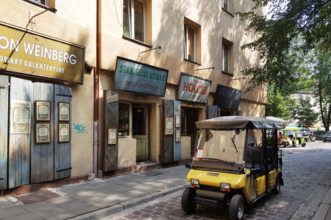 Krakow: Jewish Quarter and Former Ghetto Tour by Golf Cart