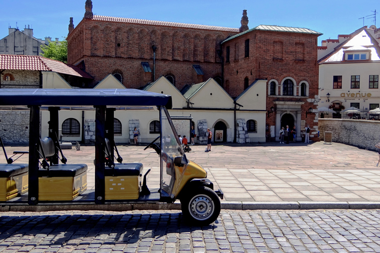 Kraków: Rundtur med golfbil i judiska kvarteren och före detta ghettotKraków: Rundtur i judiska kvarteren och före detta gettot med golfbil