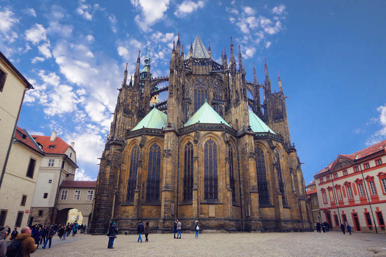 Praag: stadstour van een halve dag te voet en met de bus