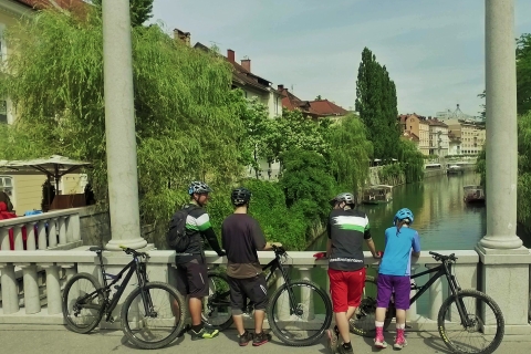 Ljubljana: Stadtzentrum und Golovec Trails Mountainbike Tour