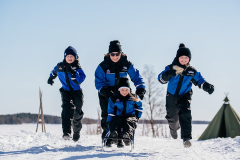 Vanuit Rovaniemi: Hele dag sneeuw en leuke activiteiten