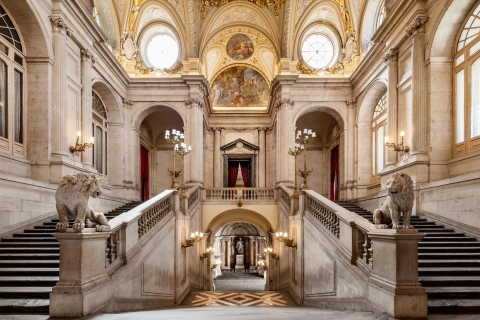 Madrid : Visite guidée du Palais royal avec billet coupe-fileVisite privée