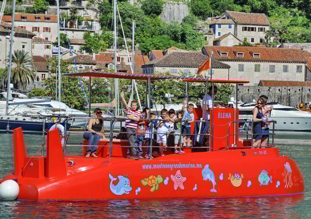 Kotor: Panorama en semi-onderzeeër onderwaterervaring