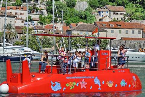 Kotor: expérience sous-marine panoramique et semi-sous-marine