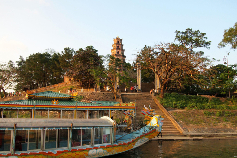 Hue: Perfume River Dragon Boat Cruise Pagoda &amp; Tombs VisitWith English Speaking Tour Guide