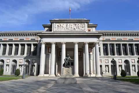 Gallery of European masterpieces inside the Prado Museum