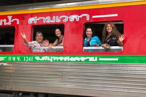 Bangkok: Maeklong Railway Market and Floating Market TourRiver City Bangkok Meeting Point