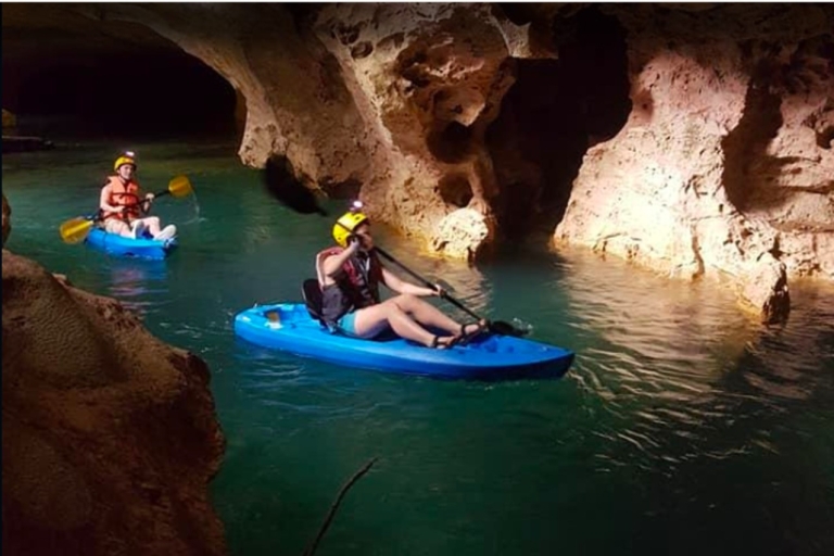 Belize City: 5-Hour Cave Kayaking Tour Kayak thru Caves and Zipline for Cruise Guest