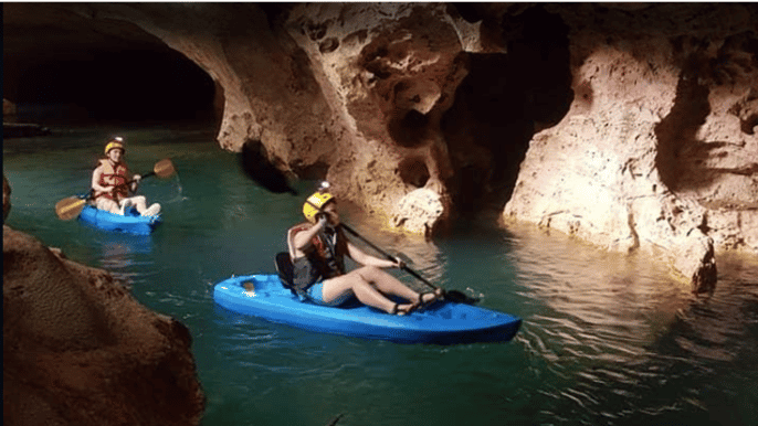 belize city 5hour cave kayaking tour