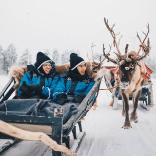 Rovaniemi: Rentierwanderung im Apukka Resort