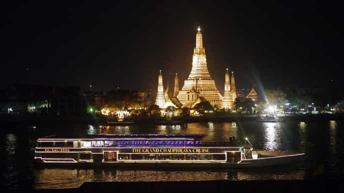 bangkok grand chaophraya 2hour buffet dinner cruise