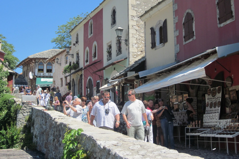 Från Split/Trogir: Mostar och Kravice vattenfall med lunch