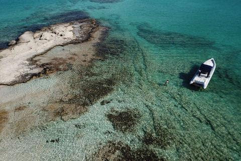 Desde Chania: viaje en barco privado por la bahía de Balos y la isla de Gramvousa