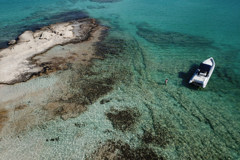 Desde Chania: viaje en barco privado por la bahía de Balos y la isla de Gramvousa