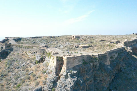 Desde Chania: viaje en barco privado por la bahía de Balos y la isla de Gramvousa