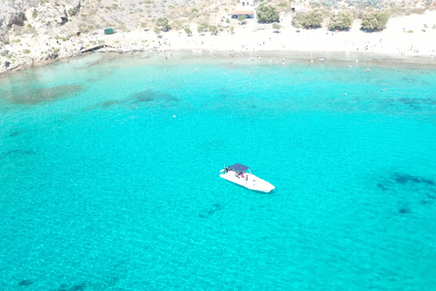 Van de haven van Kissamos: privé RIB-cruise op Balos en Gramvousa