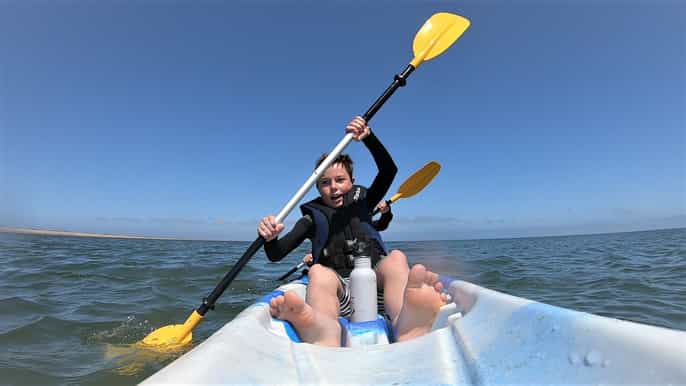kayaking at bird rock