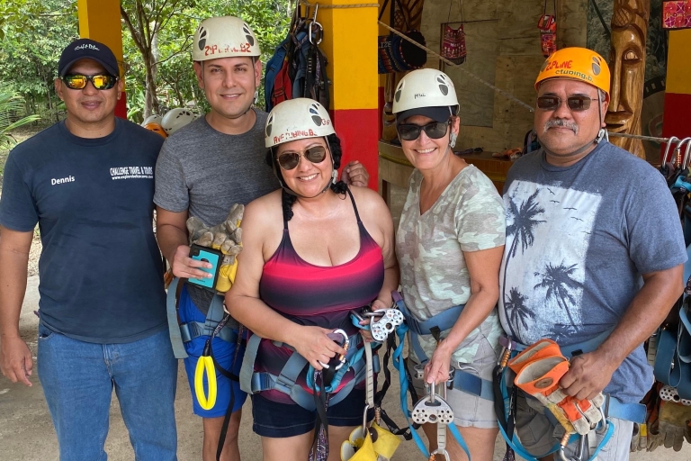 Belize City: Cave Tubing & Zipline Adventure TourWycieczka z odbiorem z Water Taxi Terminal